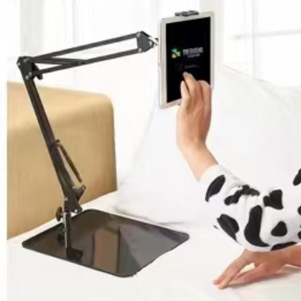 מעמד שולחני משולב זרוע מתכווננת לטאבלט עד 14 אינצ'